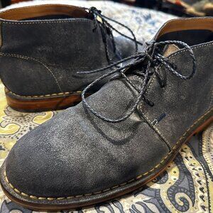 Cole Haan Blue Suede Chukka Boot